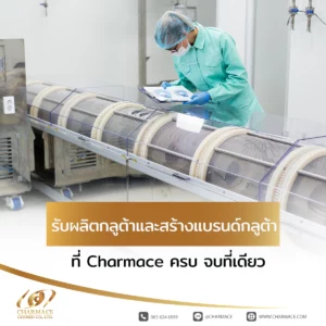 รับผลิตกลูต้า และสร้างแบรนด์กลูต้า ที่ Charmace ครบ จบที่เดียว