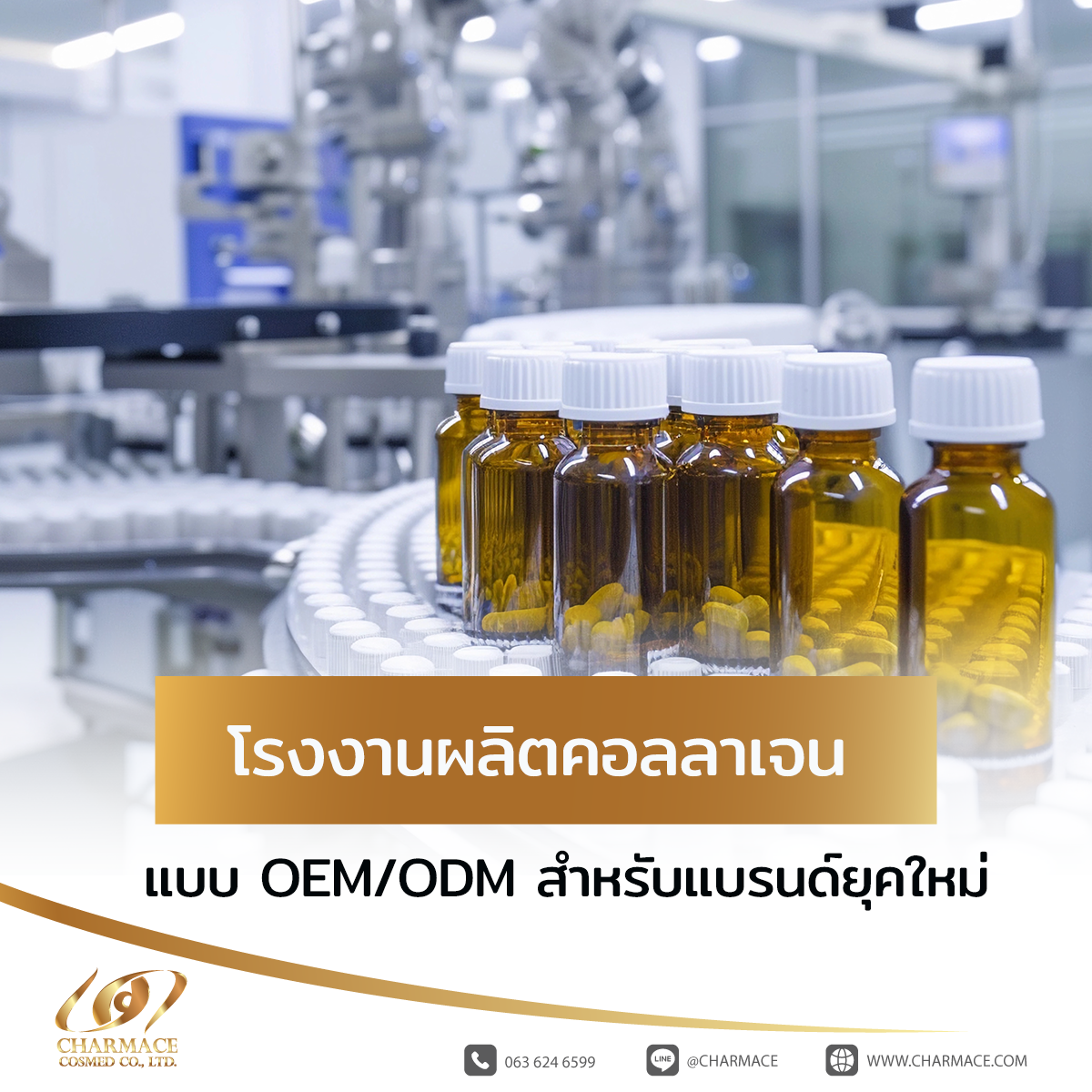 โรงงานผลิตคอลลาเจน แบบ OEM/ODM สำหรับแบรนด์ยุคใหม่