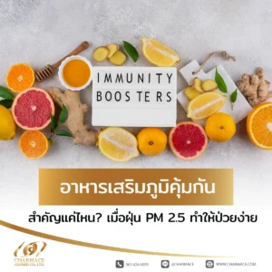 อาหารเสริม เสริมภูมิคุ้มกัน สำคัญแค่ไหน? เมื่อฝุ่น PM 2.5 ทำให้ป่วยง่าย
